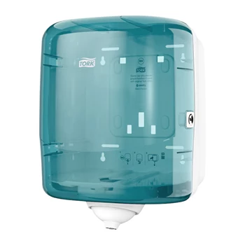 Adagoló laponkénti belsőmag adagolású törlőkhöz műanyag M4 Reflex™ Tork_473180 türkiz/fehér
