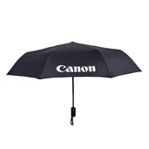Ajándék automata összecsukható esernyő Canon Black Label Zero-hoz, fekete