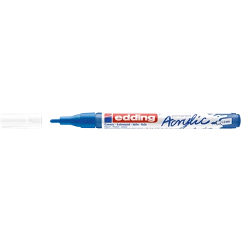 Akril marker 1-2mm, Edding 5300 kék 