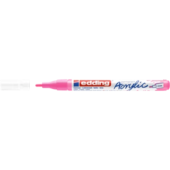 Akril marker 1-2mm, Edding 5300 neon rózsaszín 