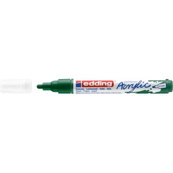 Akril marker 2-3mm, Edding 5100 moha zöld 