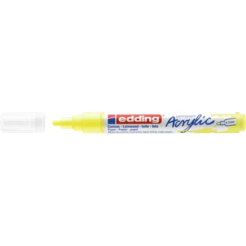 Akril marker 2-3mm, Edding 5100 neon citromsárga 
