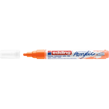 Akril marker 2-3mm, Edding 5100 neon narancssárga 