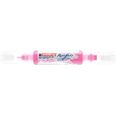Akril marker 2-3mm, és 5-10mm, 3D kétvégű Edding 5400 neon rózsaszín