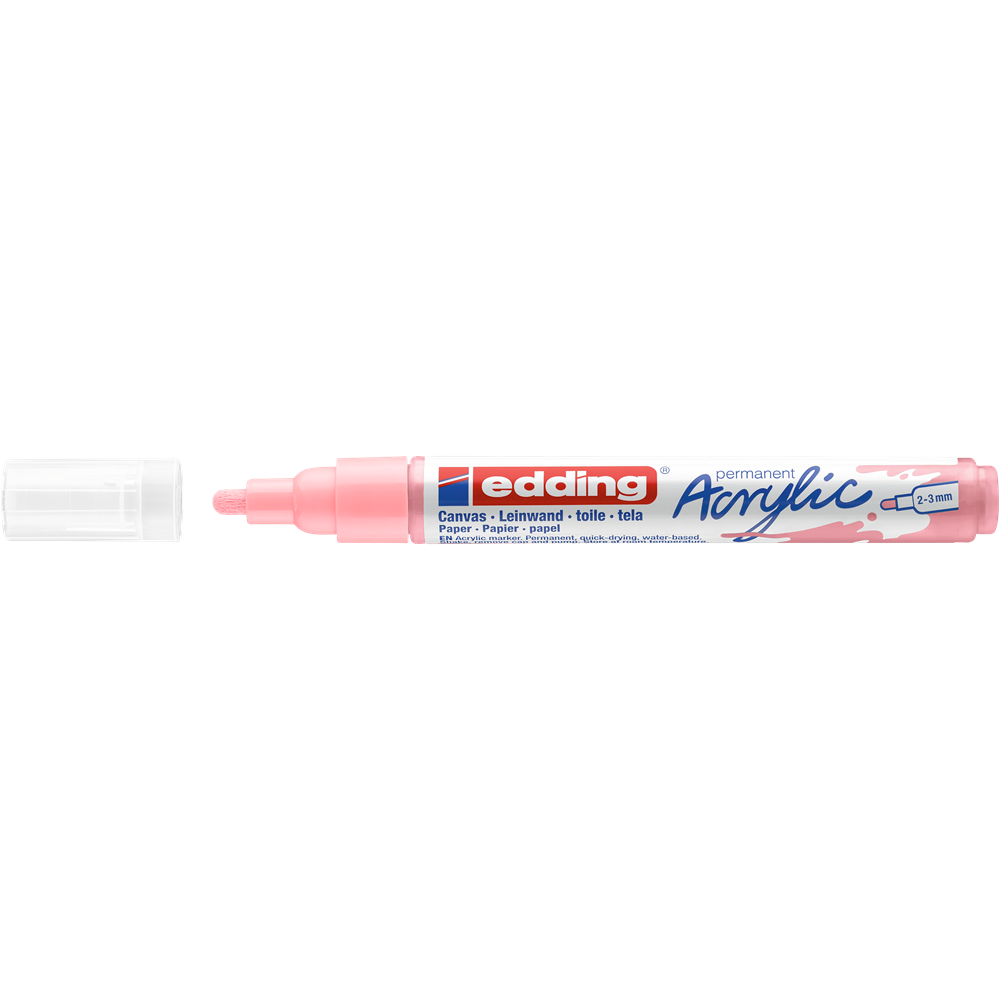 Akril marker 2-3mm, Edding 5100 mályva