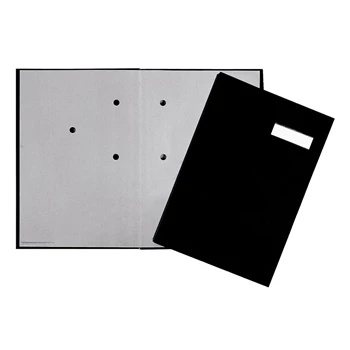 Aláírókönyv, 20lap, A4 Pagna 24191 vászon borító fekete