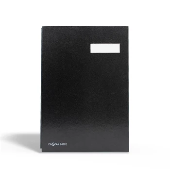 Aláírókönyv, 20lap, A4 Pagna 24192 műanyag borító fekete