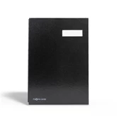 Aláírókönyv, 20lap, A4 Pagna 24192 műanyag borító fekete