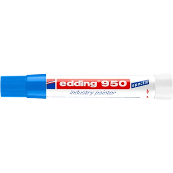 Alkoholos jelölő marker 10mm, kúpos Edding 950 kék 
