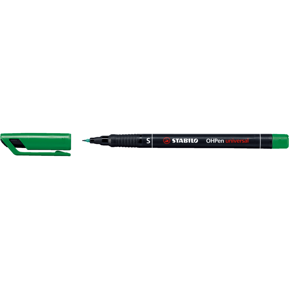Alkoholos marker 0,4mm, STABILO OHPen S zöld