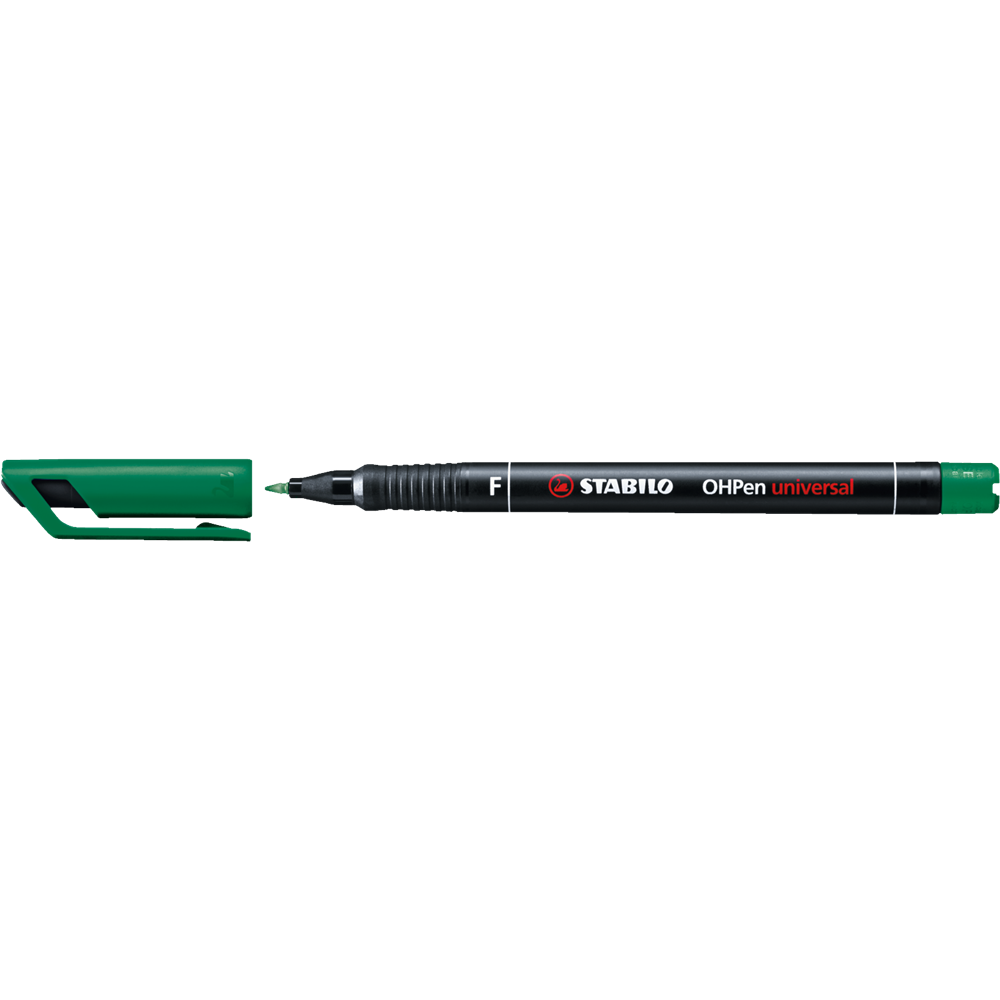 Alkoholos marker 0,7mm, STABILO OHPen F zöld