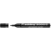 Alkoholos marker 1,5-3mm, kerek hegyű, Edding 2000 fekete 
