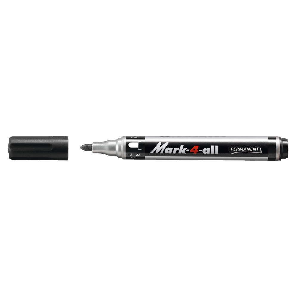 Alkoholos marker 1-4mm, kerek S Stabilo Mark-4-all 651/46 fekete