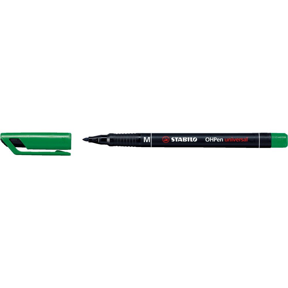 Alkoholos marker 1mm, STABILO OHPen M zöld