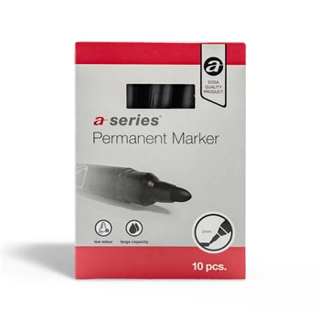 Alkoholos marker 3mm, kerek végű A-series fekete