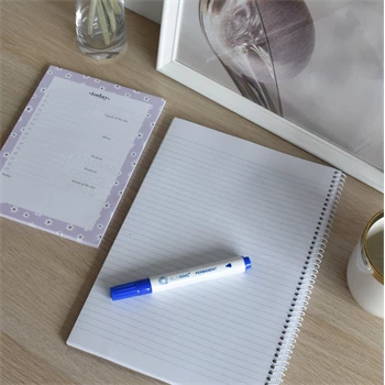 Alkoholos marker 3mm, kerek végű Bluering® kék