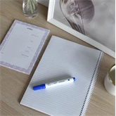 Alkoholos marker 3mm, kerek végű Bluering® kék