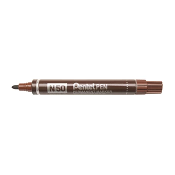 Alkoholos marker fém testű 4,3mm kerek hegyű N50-EE Pentel Extreme barna