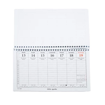 Asztali naptár TA-23 2026. Bluering®