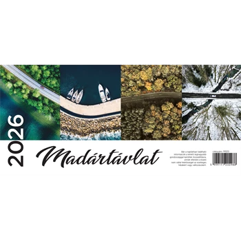 Asztali naptár képes, 325mmx155mm, álló tartóval 2026.