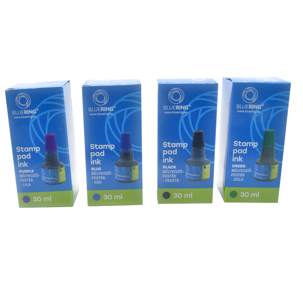 Bélyegzőfesték 30ml, Bluering® Flower kék