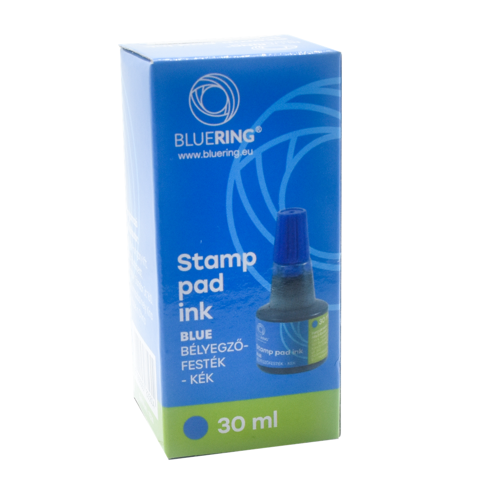Bélyegzőfesték 30ml, Bluering® Flower kék