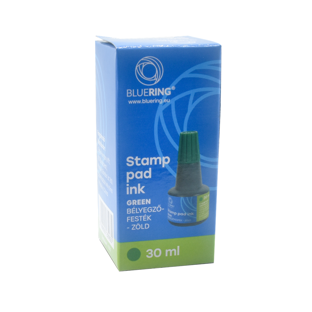 Bélyegzőfesték 30ml, Bluering® Flower zöld