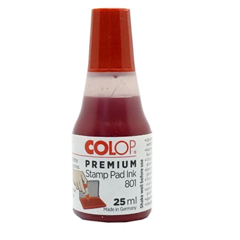 Bélyegzőfesték C 801/25 ml, Colop piros