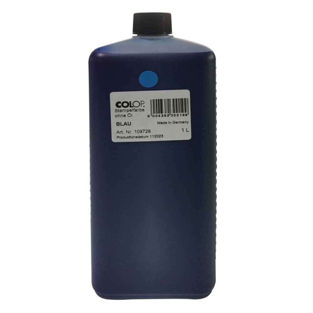 Bélyegzőfesték C 801/1000 ml, Colop kék