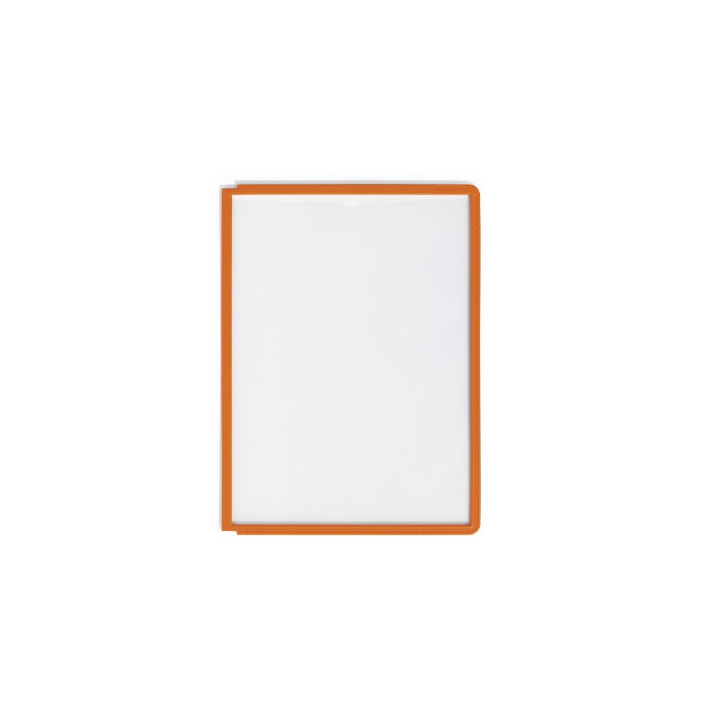 Bemutatótábla panel, A4, 5 db/csomag, Durable Sherpa narancs