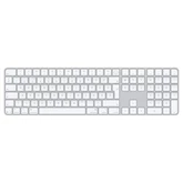 Billentyűzet APPLE MAGIC KEYBOARD bluetooth (QWERTZ, magyar nyelvű, Touch ID, számbillentyűzet) fehér