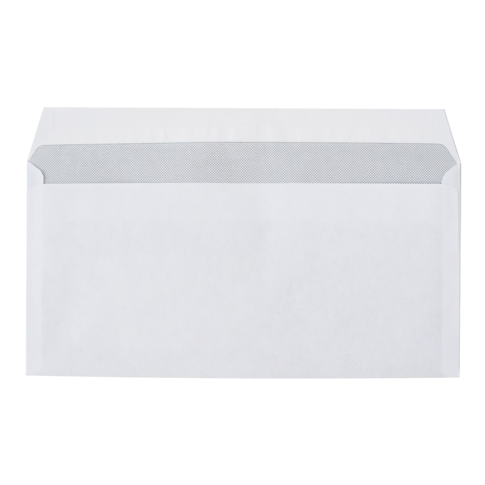 Boríték LA4 szilikonos bélésnyomott jobb ablakos 35x90mm 110x220mm J28A20 Bluering® fehér