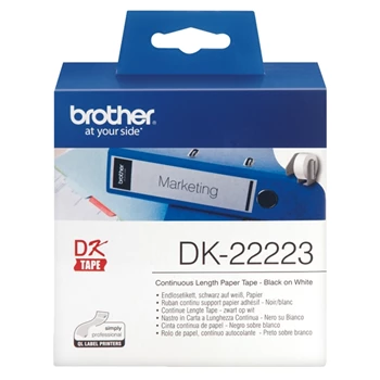 Brother DK22223 50mm x 30,48m öntapadós papírszalag ORIGINAL