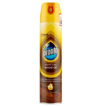 Bútorápoló aerosol 250 ml Pronto® Expert Care Wood Oil