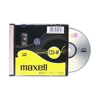 CD-R80 Maxell CD lemez 52x Slim tok