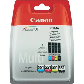 Canon CLI551 tintapatron BCMY multipack ORIGINAL 