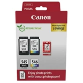 Canon PG545/CL546 tintapatron + fotópapír multipack ORIGINAL