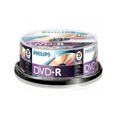 DVD-R cake box 25 db/doboz, nyomtatható Philips 