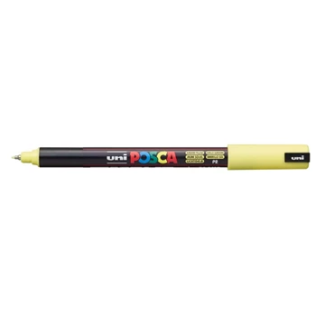 Dekormarker 0,7mm, Uni-Posca PC-1MR napsárga