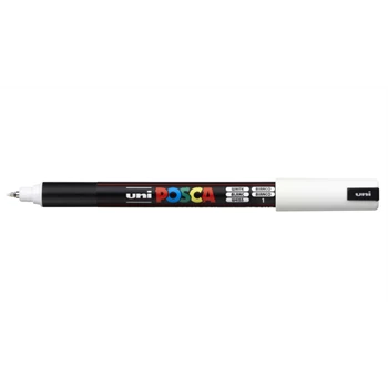 Dekormarker 0,7mm, Uni Posca PC-1MR fehér