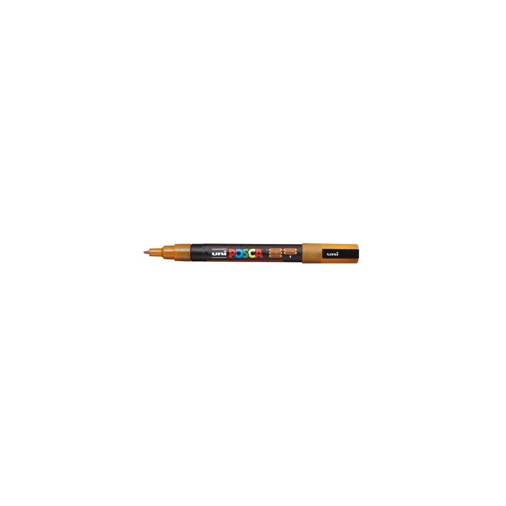 Dekormarker 0,9-1,3mm, Uni-Posca PC-3ML csillámló narancs