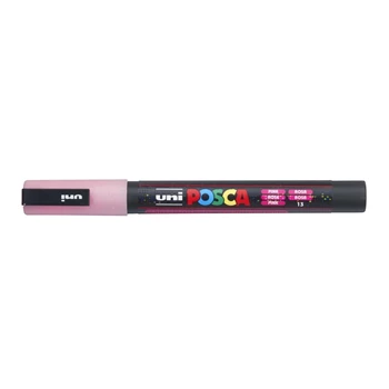 Dekormarker 0,9-1,3mm, Uni-Posca PC-3ML csillámló rózsaszín