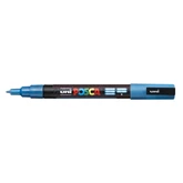 Dekormarker 0,9-1,3mm, Uni-Posca PC-3ML csillámló világoskék
