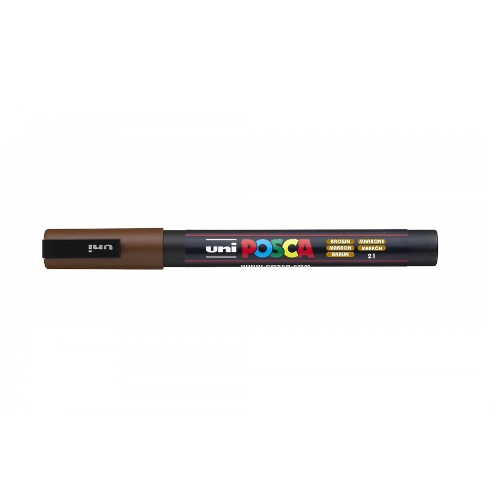 Dekormarker 0,9-1,3mm, Uni Posca PC-3M barna