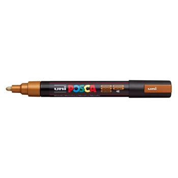 Dekormarker 1,8-2,5mm, Uni Posca PC-5M bronz