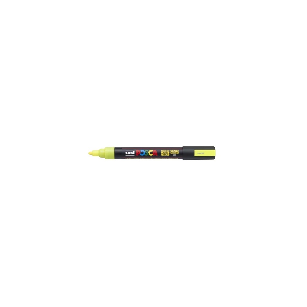 Dekormarker 1,8-2,5mm, Uni Posca PC-5M fluor sárga