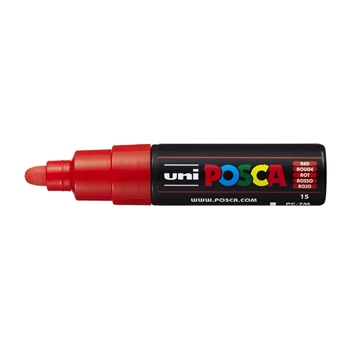 Dekormarker 4,5-5,5mm, Uni-Posca PC-7M piros