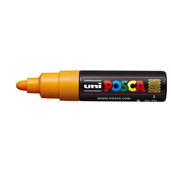 Dekormarker 4,5-5,5mm, Uni-Posca PC-7M ragyogó sárga