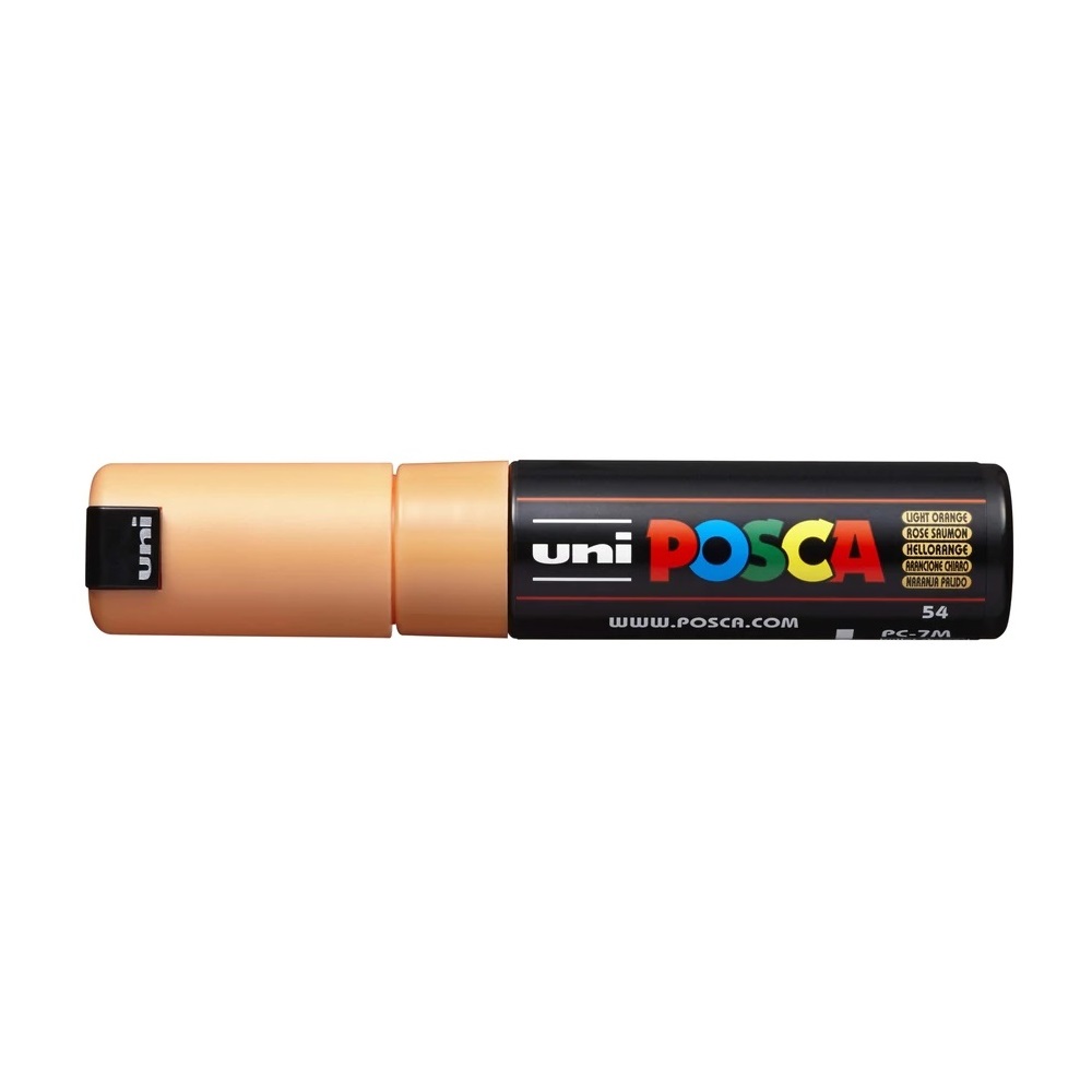 Dekormarker 4,5-5,5mm, Uni-Posca PC-7M világos narancs