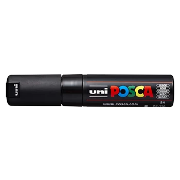 Dekormarker 4,5-5,5mm, Uni Posca PC-7M fekete